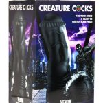 Creature Cocks Venom Silicone Dildo - Black/White