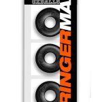 Ringer Max Cock Ring (3 Pack) - Black