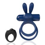 Screaming O Ohare XL Remote Control Rechargeable Silicone Vibrating Cock Ring - Blue