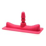 LoveBotz Saddle Adapter with Silicone Dildo - Pink