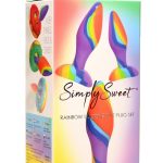 Simply Sweet Rainbow Silicone Butt Plug Set (3 Piece) - Multicolor