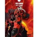 Creature Cocks Fire Demon Keychain - Red/Black