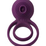 Svakom Tammy Silicone Rechargeable Clitoral Stimulator Couple`s Ring - Purple