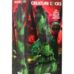 Creature Cocks Python Silicone Dildo - Green/Black/Red