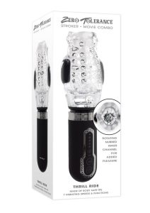 Zero Tolerance Thrill Ride Rechargeable Masturbator - Black