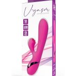 Juicy V-Gasm Stimulator Rechargeable Rabbit Vibrator - Pink