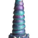 Creature Cock Chrysalis Silicone Dildo - Blue/Purple/Gold