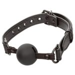 Nocturnal Collection Adjustable Silicone Ball Gag - Black