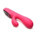 Bang! Digital Rechargeable Silicone Rabbit Vibrator - Pink