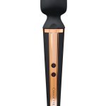 Coquette The Queen Wand Rechargeable Silicone Massager - Black/Gold