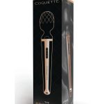 Coquette The Princess Wand Rechargeable Silicone Massager - Black/Gold