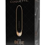 Coquette The BEBE Rechargeable Silicone Bullet - Black/Gold