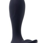 Take Me Out Rechargeable Silicone Dual Vibrator with Remote - Black