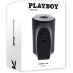 Playboy Come Along Dual End Rechargeable Masturbator - Black/Clear