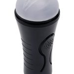 Zero Tolerance Hold Tight Rechargeable Stroker - Black/Clear