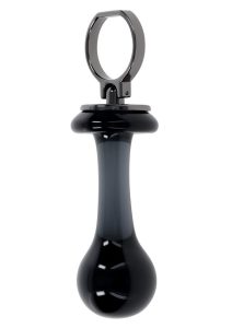 Gender X Blow Pop Glass Anal Plug - Black