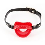 Fetish and Fashion Kourtney Silicone Ball Gag - Red/Black