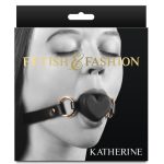 Fetish and Fashion Katherine Silicone Ball Gag - Black