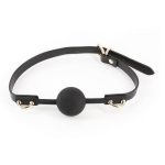 Fetish and Fashion Carol Silicone Ball Gag - Black