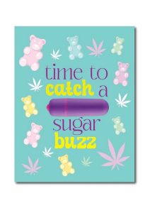 NaughtyVibes Sugar Buzz Greeting Card
