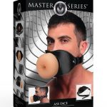 Master Series Ass Face Mouth Gag - Vanilla/Black