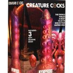 Creature Cocks Nymphoid Ovipositor Silicone Dildo - Multicolor