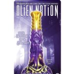 Alien Nation Obelisk Silicone Dildo - Purple/Gold