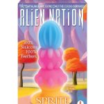 Alien Nation Sprite Silicone Anal Plug - Blue/Pink/Yellow