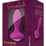 Bodywand Socialite Paradis Rechargeable Silicone Anal Plug - Purple/Gold