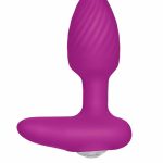 Bodywand Socialite Swag Rechargeable Silicone P-Spot Vibrator - Purple/Gold