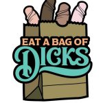 Eat a Bag of Dicks Enamel Pin - Multicolor