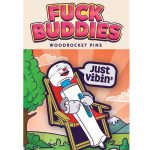 Fuck Buddies Just Vibin` Enamel Pin - Multicolor