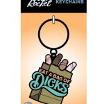 Eat a Bag of Dicks Keychain - Multicolor