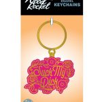 Suck My Dick Keychain - Purple/Gold