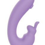 Blaze Bunny Thumper Rechargeable Silicone Vibrator - Lavender