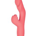 Goddess Heat Up Rechargeable Silicone Tapping Massager - Coral