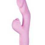 Goddess Heat Up Rechargeable Silicone Tapping Massager - Lavender