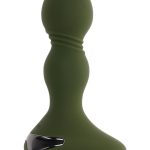 Lieutenant Rechargeable Silicone Anal Plug - Green