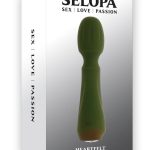 Selopa Heartfelt Rechargeable Silicone Body Wand - Green