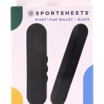 Pivot Flat Bullet Rechargeable Silicone Mini Vibe - Black