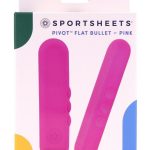 Pivot Flat Bullet Rechargeable Silicone Mini Vibe - Pink