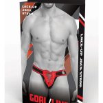 Goal Line Lace-Up Jockstrap - Large/XLarge - Red