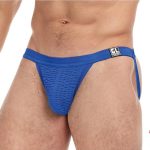 Goal Line Low Rise Jockstrap - Small/Medium - Blue