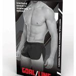 Goal Line Extreme Split Booty Shorts - Small/Medium - Black