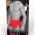 Goal Line Extreme Split Booty Shorts - Large/XLarge - Red