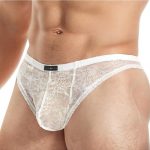 Lace King Lace Thong - Large/XLarge - White