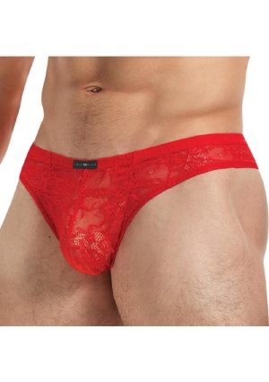 Lace King Lace Bikini - Small/Medium - Red