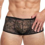 Lace King Lace Trunks - Small/Medium - Black