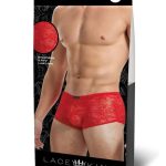 Lace King Lace Trunks - Medium/Large - Red