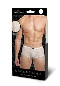 Lace King Lace Trunks - Small/Medium - White